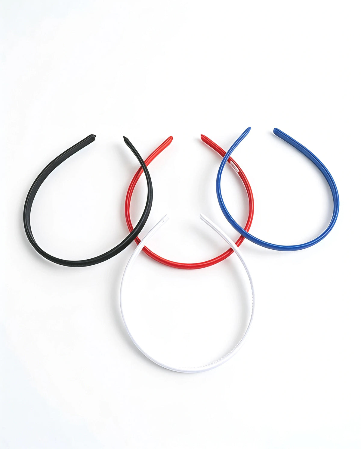 Plain Thin Hair Bands for Women and Girls - Colorful Daily Wear